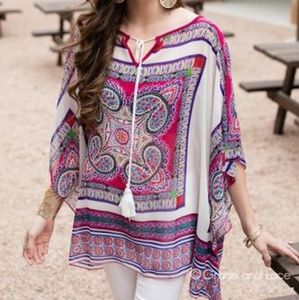 Grace and Lace Paradise Poncho-one size fits most